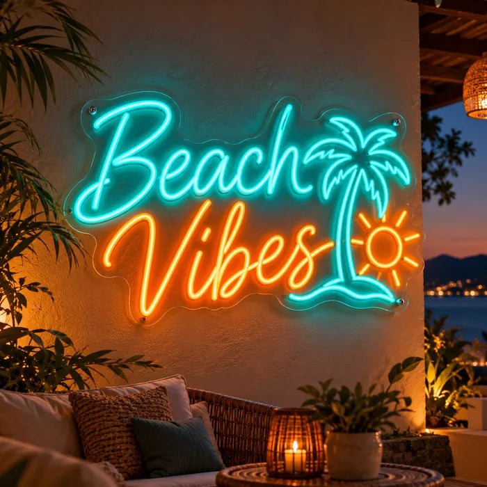 Natur, Strand & Sommer Neon LED Schilder