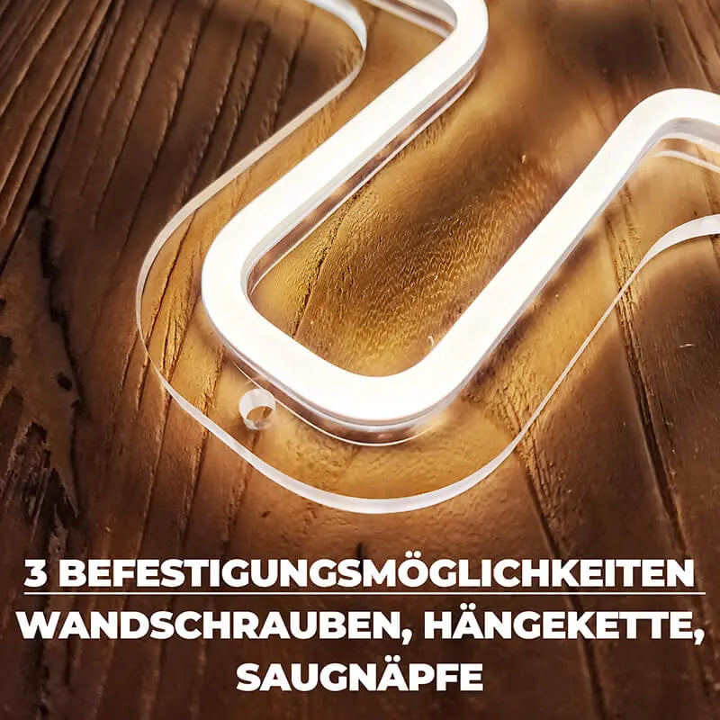 Heiliges Kreuz Neon LED Schild handgefertigt – Konfirmation und Kommunion Geschenk