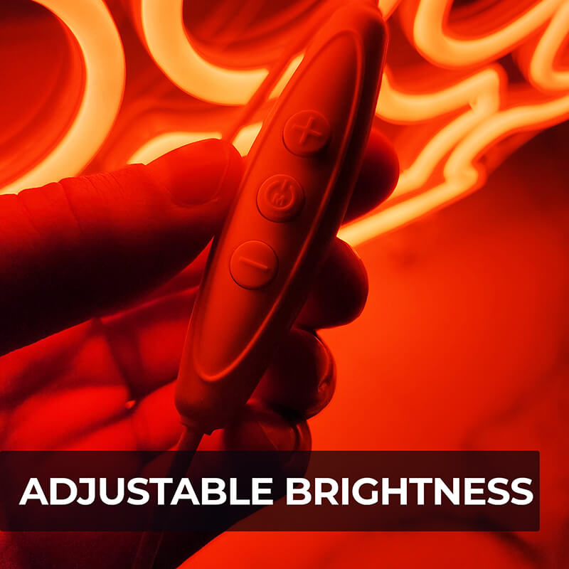 Schlagring LED Neon – Wanddeko für Urban-Style Lounge
