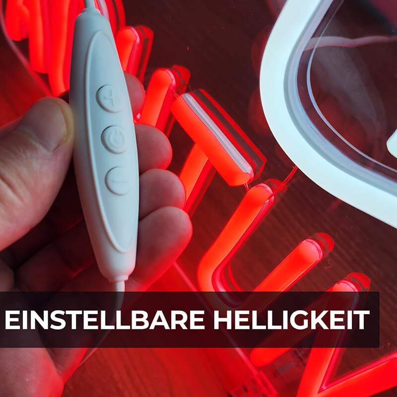 Videoüberwachung Neon Sign – Wanddeko für Werkstatt und Industriehalle
