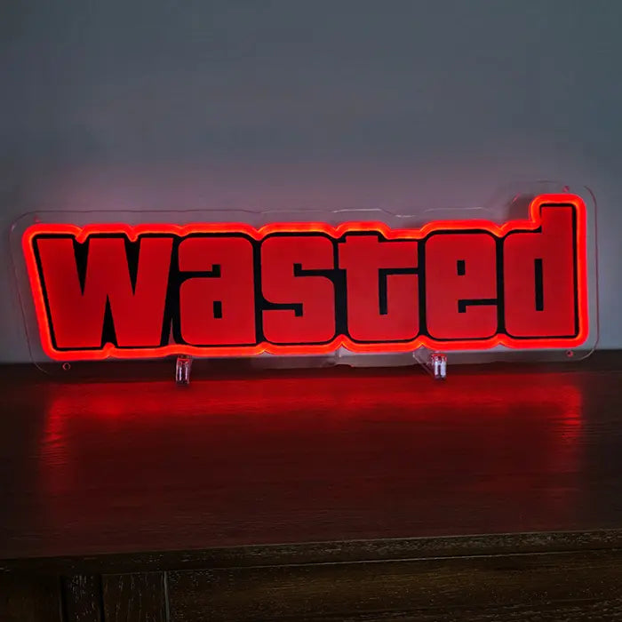 WASTED - für GTA Fans (mit UV Druck)