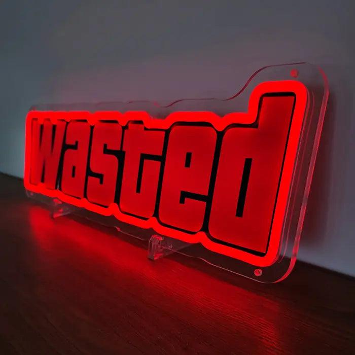 WASTED - für GTA Fans (mit UV Druck)