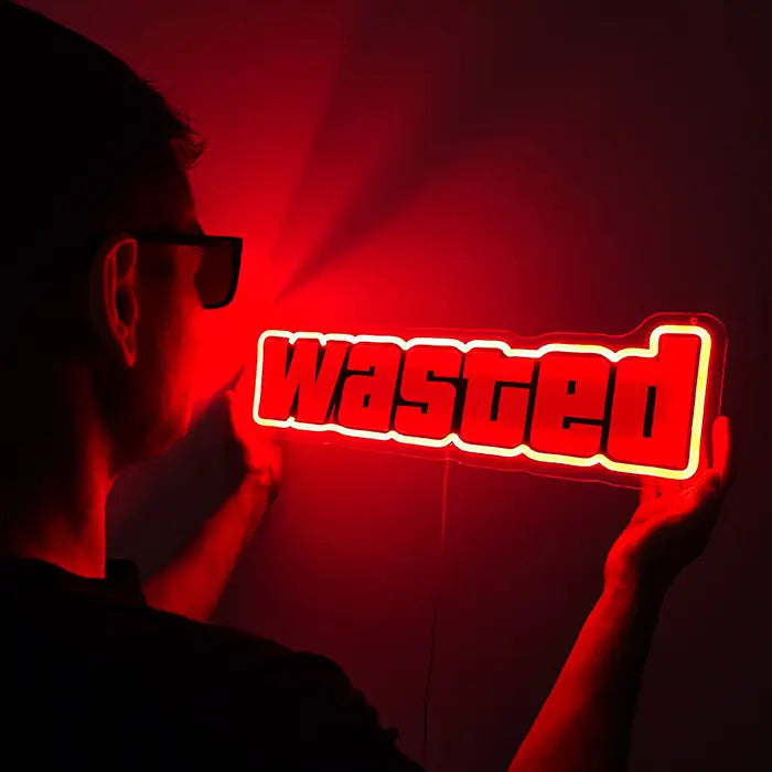 WASTED - für GTA Fans (mit UV Druck)