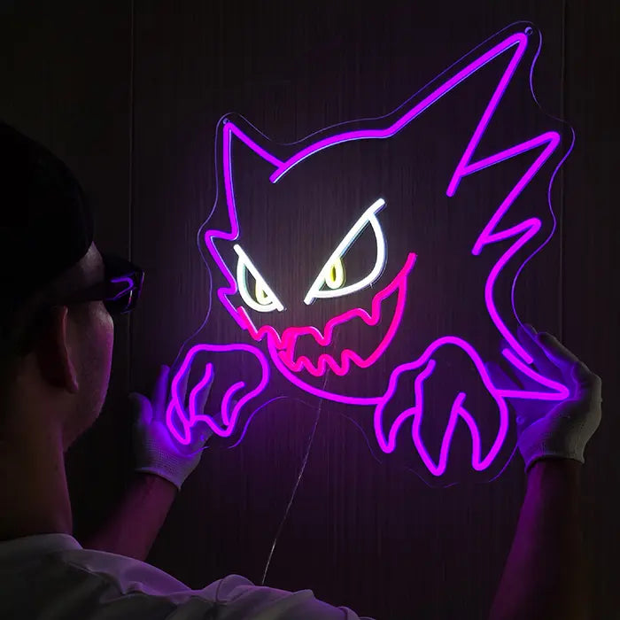 Seltene Pokémon Neon LED Schild – USB & 12V Leuchtschild | Pokémon Sammler Set