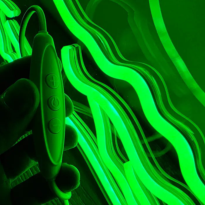 Krokodil Neon LED Schild – USB Leuchtschild | Reptilien Wanddeko