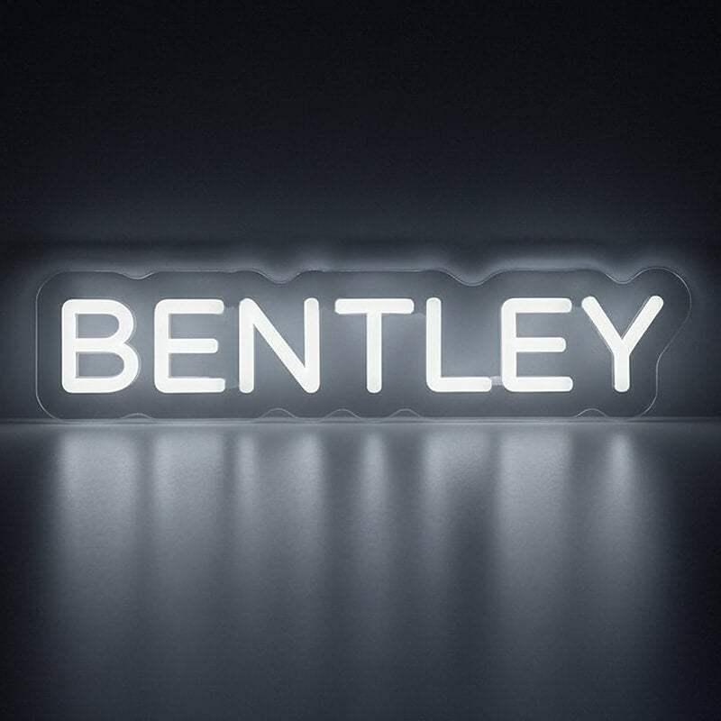 Bentley Neon LED Schild USB – Luxus Auto Fan Garage Wanddeko