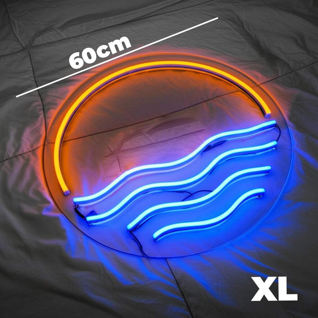 Lichtmeer LED Wandbild – Meeres-Stimmung fürs Badezimmer oder Spa