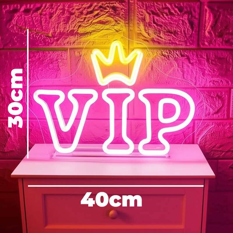 VIP Girl LED Wanddeko – Geschenkidee für Influencerinnen und Trendsetterinnen
