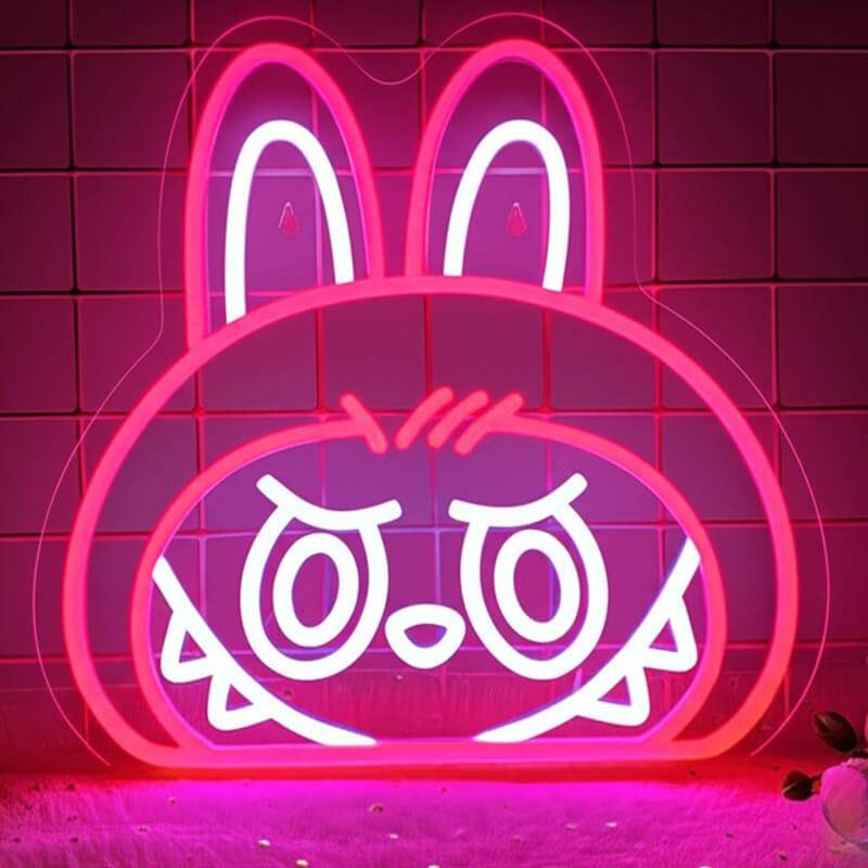 Neon Monster LED Schild USB – Pop Art Deko fürs Kinderzimmer