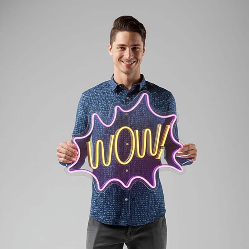 Wow LED Sign (USB)