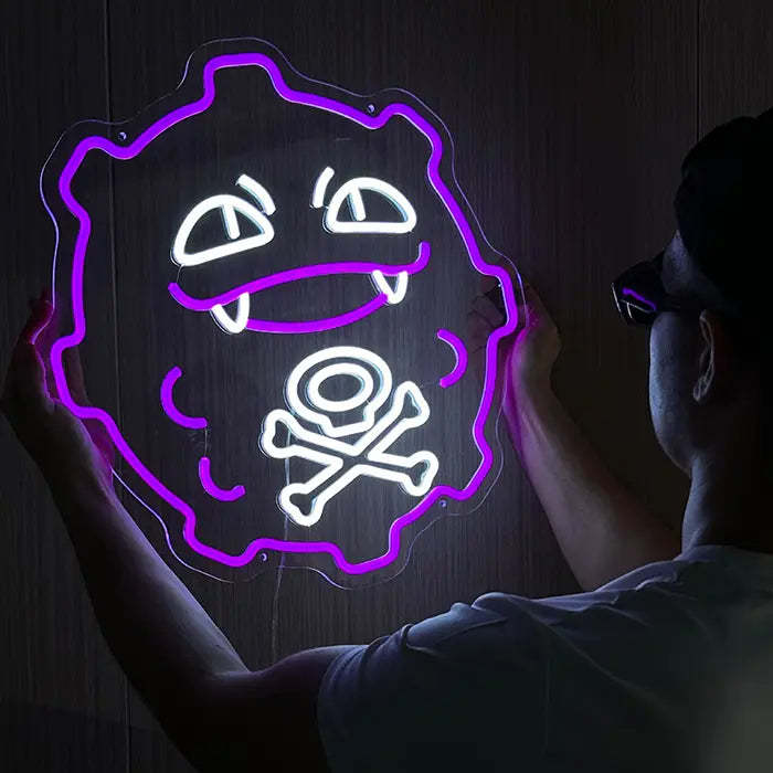 Seltene Pokémon Neon LED Schild – USB & 12V Leuchtschild | Pokémon Sammler Set