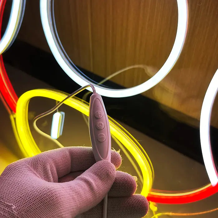Super-Pilz Neon LED Schild – USB Leuchtschild | Mario Gaming Wanddeko