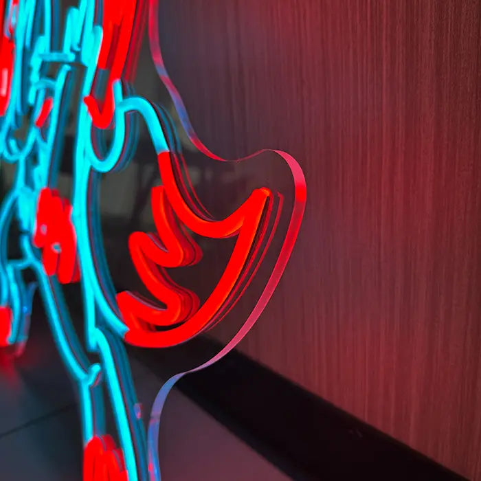 Pokémon Zoroark Neon LED Schild – 12V Leuchtschild | Pokémon Gaming Wanddeko