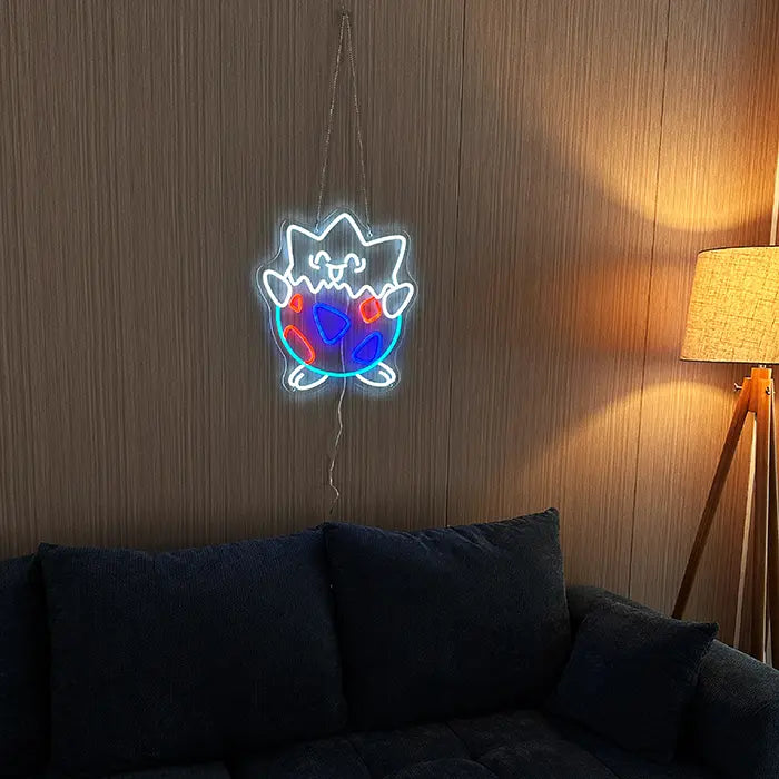 Seltene Pokémon Set Neon LED Schild – 12 Motive, dimmbar | Pokémon Sammler Deko
