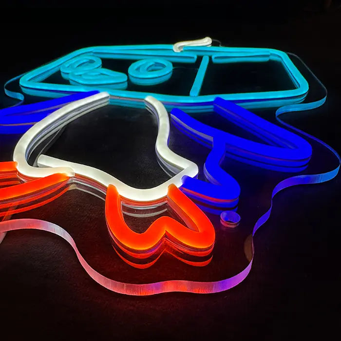 Pokémon Kubuin Neon LED Schild – USB, dimmbar | Pokémon Gaming Wanddeko