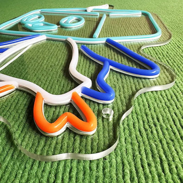 Seltene Pokémon Set Neon LED Schild – 12 Motive, dimmbar | Pokémon Sammler Deko