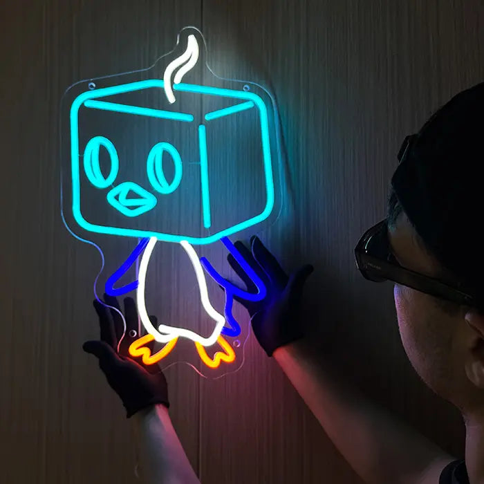 Pokémon Kubuin Neon LED Schild – USB, dimmbar | Pokémon Gaming Wanddeko