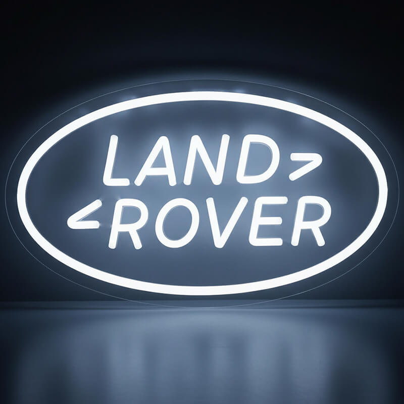 Land Rover Neon LED Schild USB – Offroad Fan und Abenteuer Deko