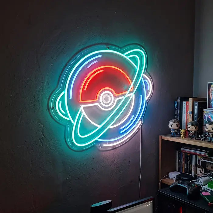 Pokeball im Fangmodus 45cm (12V)