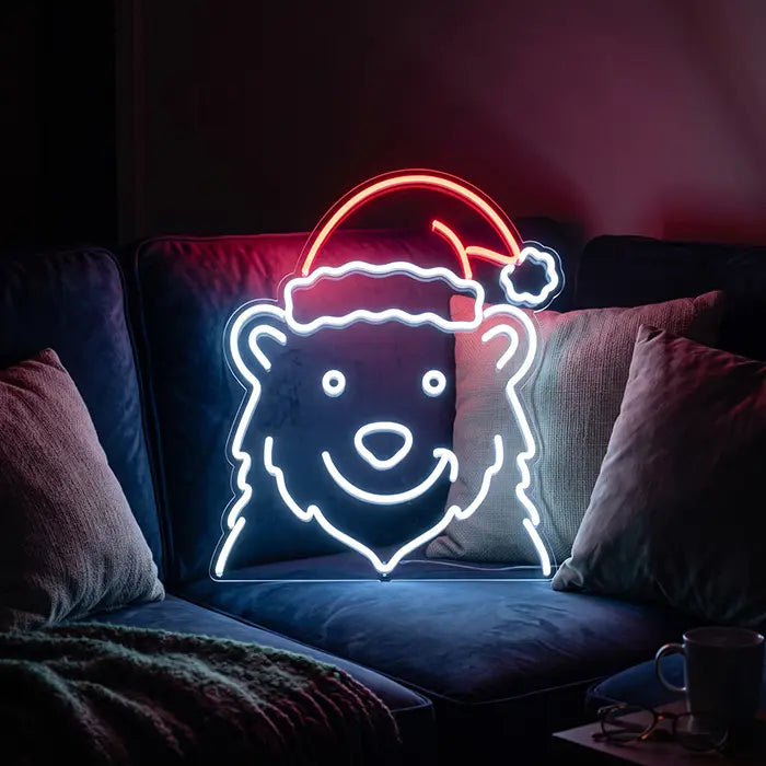 Eisbär mit Mütze XL 60cm (12V)