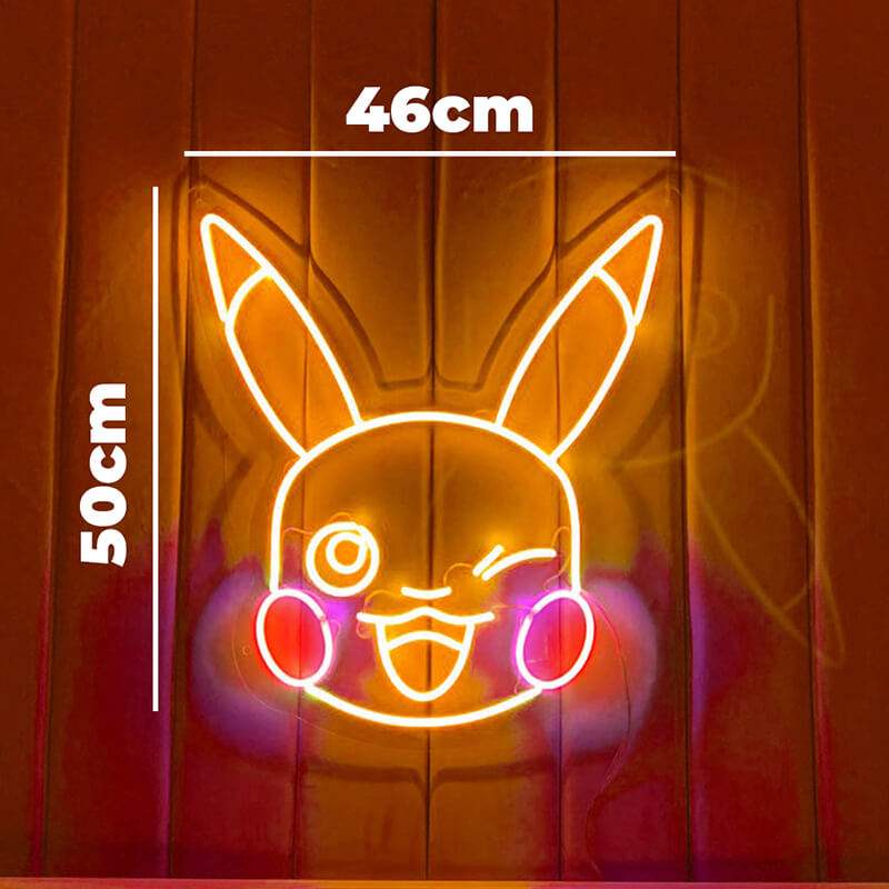 Pika Pika Leuchtschild – Geschenkidee für Pokémon-Fans und Anime-Liebhaber