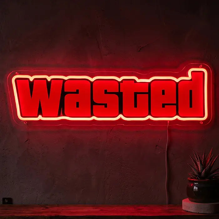 WASTED - für GTA Fans (mit UV Druck)