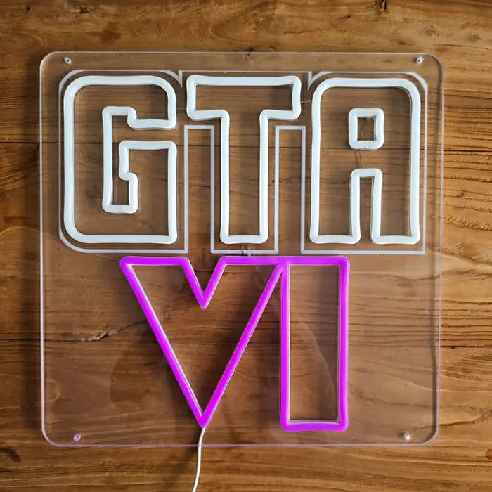 GTA 6 Fan-Neonschild