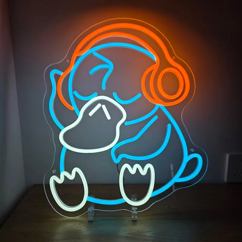 Enton Pokémon Neon Schild Kopfhörer – Gaming Deko fürs Mancave