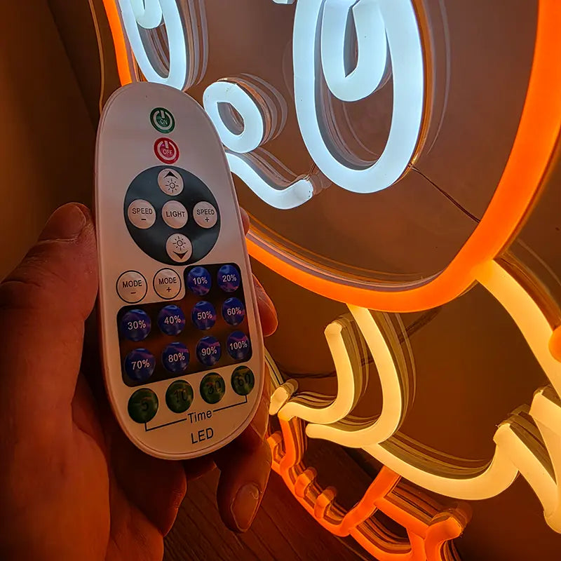 Evoli Pokémon LED Neon Stil – Wanddeko fürs Jugendzimmer