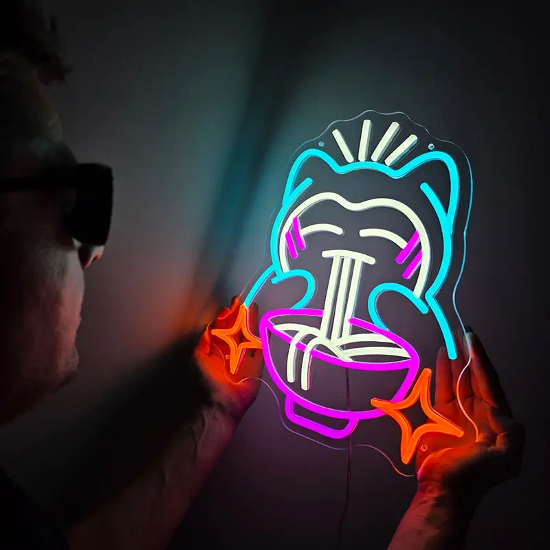 Relaxo Nachtlicht Küche Gaming Setup – Pokémon LED Leuchtschild beleuchtet