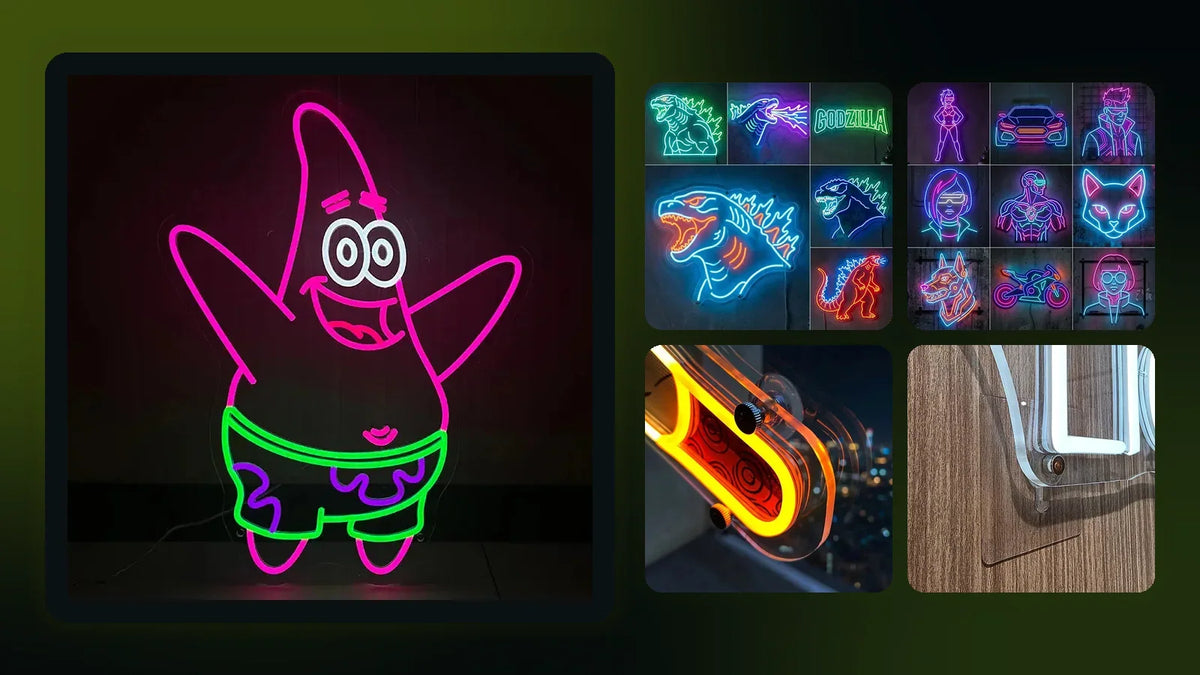 Leuchtende Neon LED Schilder von LoveLEDLights zum Ratgeber: Neon LED Schild reinigen & pflegen