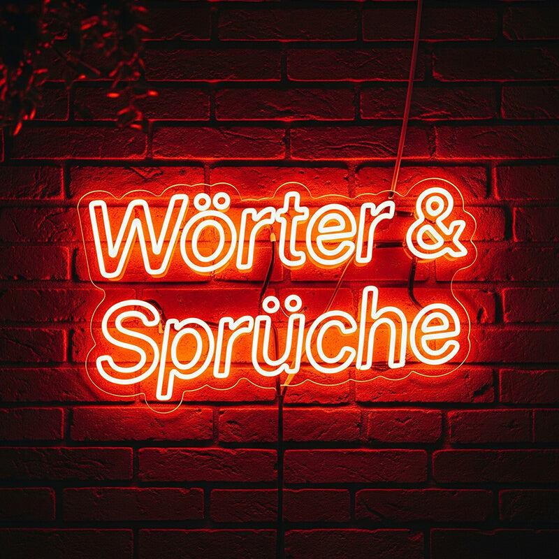 WÖRTER & SPRÜCHE