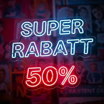 mit 50% NEON-RABATT - loveledlights