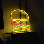 Cheeseburger (35x35cm) USB - loveledlights - LED-Schild - 