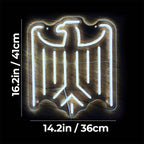 Deutscher Adler (41x36cm) USB - loveledlights - LED-Schild - bundesadler,deutschland