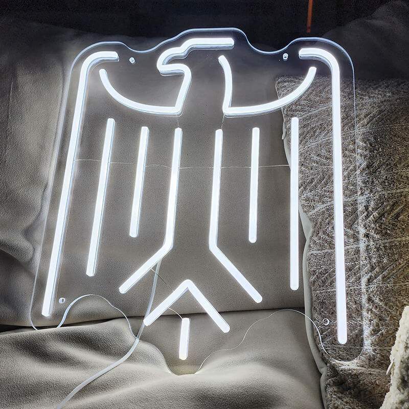 Deutscher Adler (41x36cm) USB - loveledlights - LED-Schild - bundesadler,deutschland