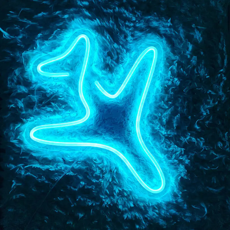 Flugzeug Neon LED Schild USB – Jungenzimmer Abenteuer Wanddeko