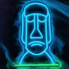 MOAI-Statue (29x42cm) USB