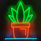 Topfpflanze (33x29cm) USB - loveledlights - LED-Schild - 