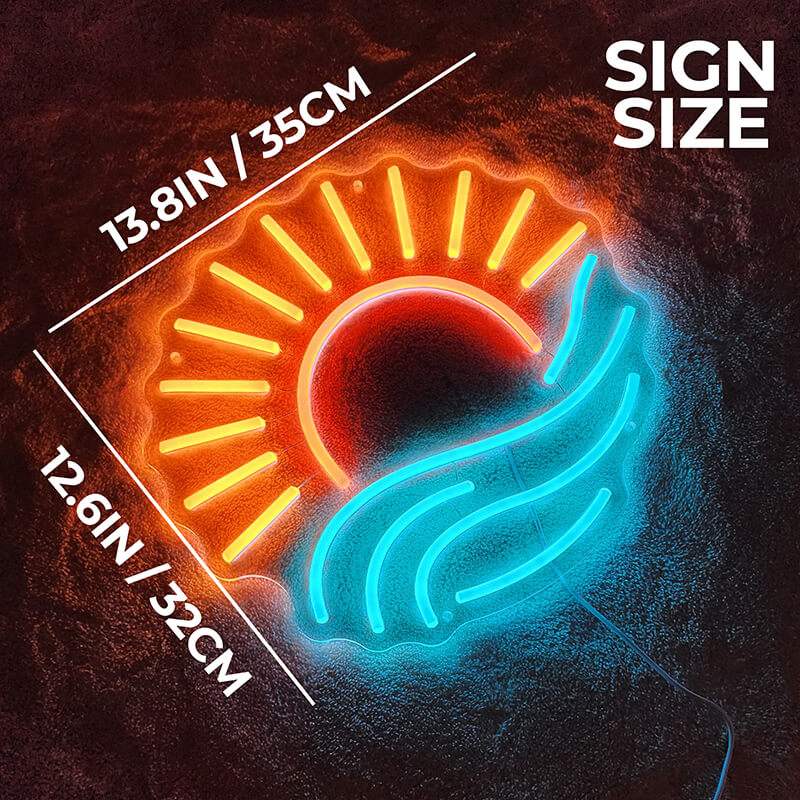 Sonnenuntergang Neon LED – Geschenkidee für Reisefreunde und Romantiker