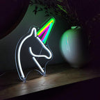 Einhorn (43x32cm) USB - loveledlights - LED-Schild - 