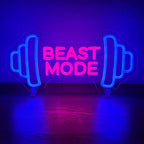 "Beast Mode blue" (40x19cm) USB