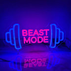 "Beast Mode blue" (40x19cm) USB