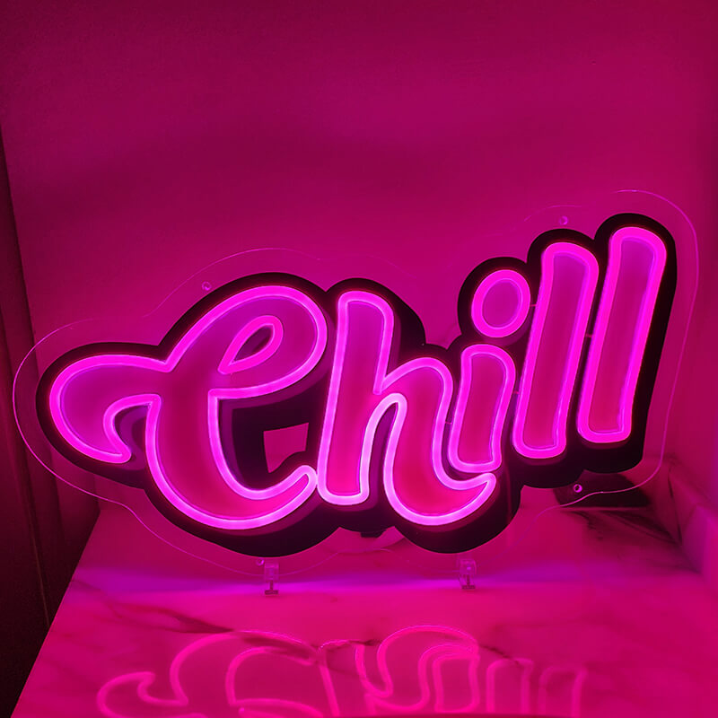 Pink "CHILL" (55x29cm) USB
