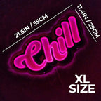 Pink "CHILL" (55x29cm) USB