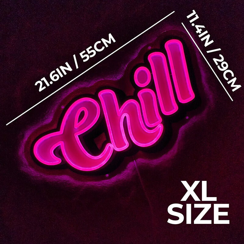 Pink "CHILL" (55x29cm) USB