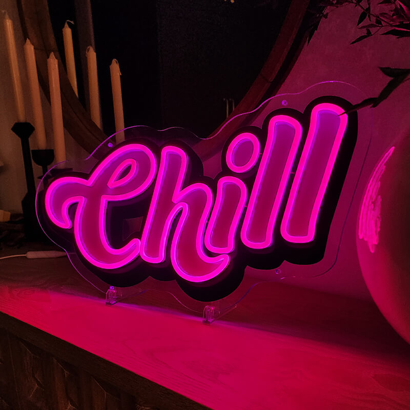 Pink "CHILL" (55x29cm) USB