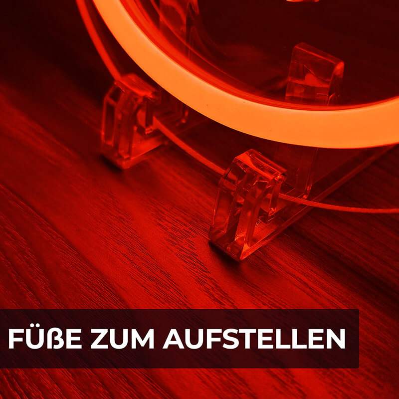 Putin Kopf - Orange (35x29cm) USB - loveledlights - LED-Schild - 