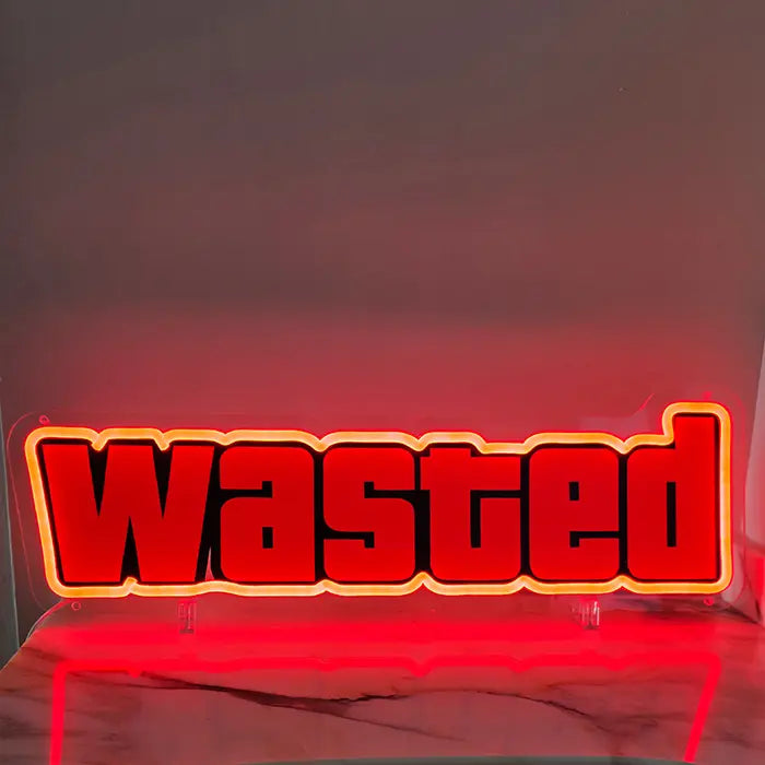 WASTED - für GTA Fans (mit UV Druck)