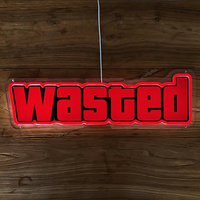 WASTED - für GTA Fans (mit UV Druck)